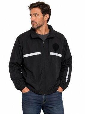 5.11 Tactical Men’s XL Black Packable Hood Reflective Windbreaker Jacket